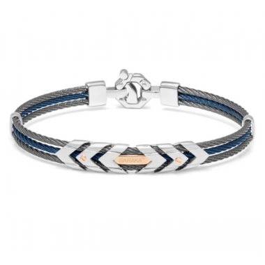 Armband Baraka Herr Discovery in Stahl 0.02 Ct BR312711ROAC - BR312711ROAC